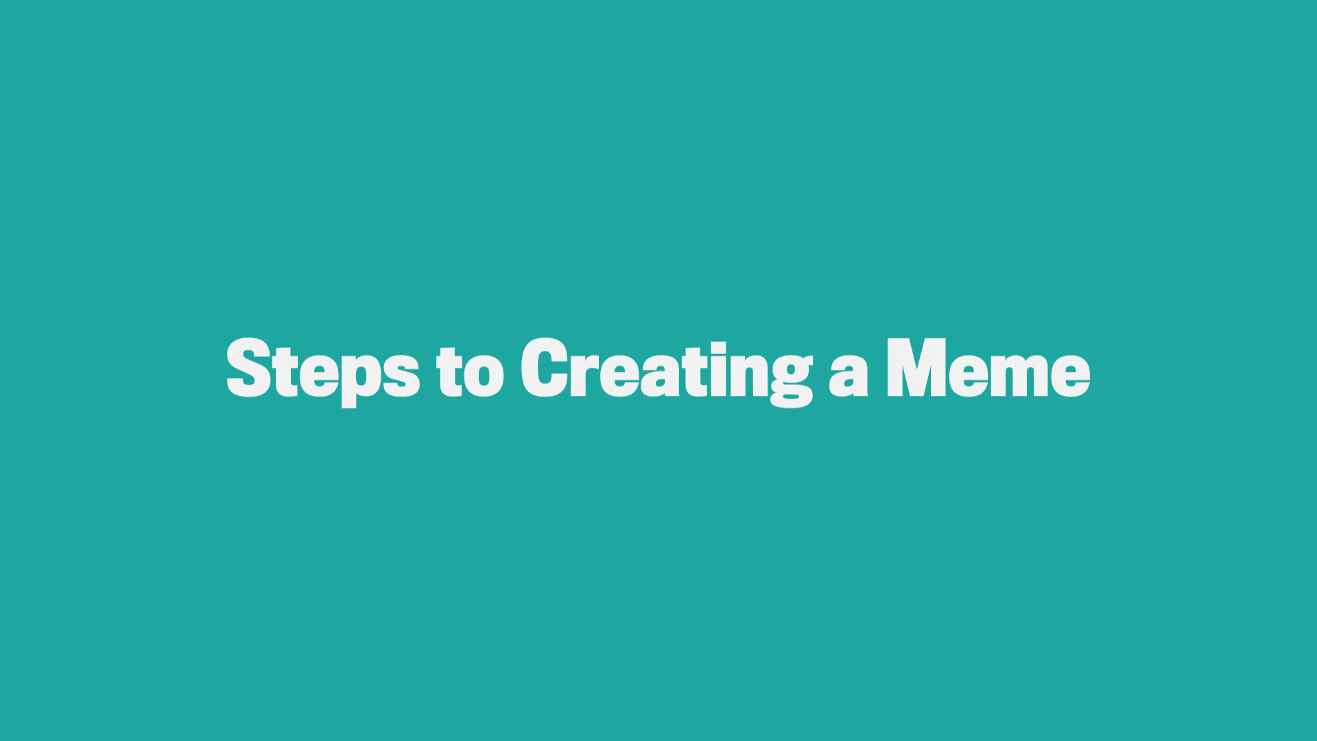 Steps to creating a meme on img flip